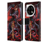 Head Case Designs Officially Licensed Ruth Thompson Widow Blade Dragons with Swords Leather Wallet Case Compatible With OnePlus Ace 3 5G