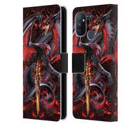 Head Case Designs Officially Licensed Ruth Thompson Widow Blade Dragons with Swords Leather Wallet Case Compatible With OnePlus Nord N100