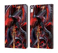Head Case Designs Officially Licensed Ruth Thompson Widow Blade Dragons with Swords Leather Wallet Case Compatible With Apple iPad 10.9 2022/2025