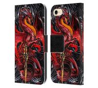 Head Case Designs Officially Licensed Ruth Thompson Wrath Blade Dragons with Swords Leather Wallet Case Compatible With Apple iPhone 7/8 / SE 2020 & 2022