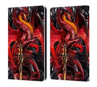 Head Case Designs Officially Licensed Ruth Thompson Wrath Blade Dragons with Swords Leather Wallet Case Compatible With Fire HD 8/Fire HD 8 Plus 2020
