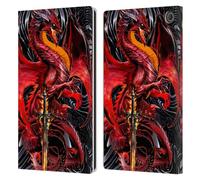 Head Case Designs Officially Licensed Ruth Thompson Wrath Blade Dragons with Swords Leather Wallet Case Compatible With Amazon Fire Max 11 2023
