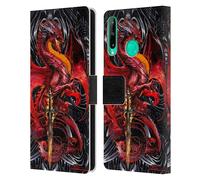 Head Case Designs Officially Licensed Ruth Thompson Wrath Blade Dragons with Swords Leather Wallet Case Compatible With Huawei P40 lite E