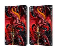 Head Case Designs Officially Licensed Ruth Thompson Wrath Blade Dragons with Swords Leather Wallet Case Compatible With Apple iPad Pro 13 M4 2024
