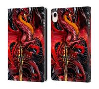 Head Case Designs Officially Licensed Ruth Thompson Wrath Blade Dragons with Swords Leather Wallet Case Compatible With Apple iPad mini (2021/2024)