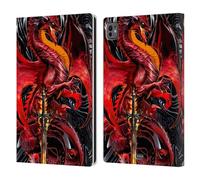 Head Case Designs Officially Licensed Ruth Thompson Wrath Blade Dragons with Swords Leather Wallet Case Compatible With Apple iPad Pro 11 M4/M5 2024/2025