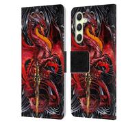 Head Case Designs Officially Licensed Ruth Thompson Wrath Blade Dragons with Swords Leather Wallet Case Compatible With Samsung Galaxy A54 5G