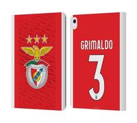 Head Case Designs Officially Licensed S.L. Benfica Álex Grimaldo 2021/22 Players Home Kit Leather Wallet Case Compatible With Apple iPad Air 13 2024/2025