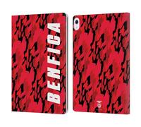Head Case Designs Officially Licensed S.L. Benfica Camouflage 2021/22 Crest Leather Wallet Case Compatible With Apple iPad Air 13 2024/2025