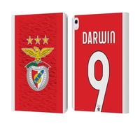 Head Case Designs Officially Licensed S.L. Benfica Darwin Núñez 2021/22 Players Home Kit Leather Wallet Case Compatible With Apple iPad Air 13 2024/2025