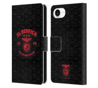 Head Case Designs Officially Licensed S.L. Benfica E Pluribus Unum 2021/22 Crest Leather Wallet Case Compatible With Apple iPhone 16e