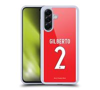 Head Case Designs Officially Licensed S.L. Benfica Gilberto 2021/22 Players Home Kit Gel Case [Military Grade Protection] Compatible With Samsung Galaxy A56 5G