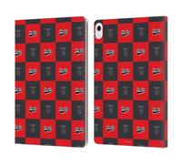 Head Case Designs Officially Licensed S.L. Benfica Logo Pattern 2021/22 Crest Leather Wallet Case Compatible With Apple iPad Air 13 2024/2025