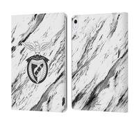 Head Case Designs Officially Licensed S.L. Benfica Marble 2021/22 Crest Leather Wallet Case Compatible With Apple iPad Air 13 2024/2025