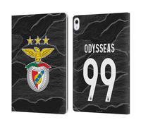 Head Case Designs Officially Licensed S.L. Benfica Odysseas Vlachodimos 2021/22 Players Home Kit Leather Wallet Case Compatible With Apple iPad Air 13 2024/2025
