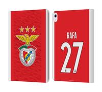 Head Case Designs Officially Licensed S.L. Benfica Rafa Silva 2021/22 Players Home Kit Leather Wallet Case Compatible With Apple iPad Air 13 2024/2025