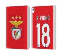 Head Case Designs Officially Licensed S.L. Benfica Rodrigo Pinho 2021/22 Players Home Kit Leather Wallet Case Compatible With Apple iPad Air 13 2024/2025