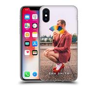 Head Case Designs Officially Licensed Sam Smith Rainbow Fan Art Gel Case [Military Grade Protection] Compatible with Apple iPhone X/iPhone XS and Compatible with MagSafe