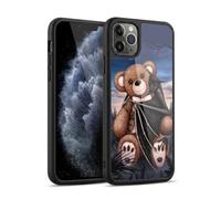 Head Case Designs Officially Licensed Sarah Richter Bat Cuddling A Toy Bear Animals Gel Armour Case [Military Grade Protection] Compatible With Apple iPhone 11 Pro Max