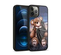 Head Case Designs Officially Licensed Sarah Richter Bat Cuddling A Toy Bear Animals Gel Armour Case [Military Grade Protection] Compatible With Apple iPhone 12 Pro Max
