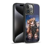 Head Case Designs Officially Licensed Sarah Richter Bat Cuddling A Toy Bear Animals Gel Armour Case [Military Grade Protection] Compatible With Apple iPhone 15 Pro Max