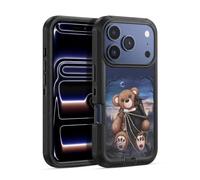 Head Case Designs Officially Licensed Sarah Richter Bat Cuddling A Toy Bear Animals Ultra-Armoured Shockproof Case [Military Grade Protection] Compatible With Apple iPhone 17 Pro Max