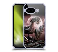 Head Case Designs Officially Licensed Sarah Richter Black Dragon Roaring Fantasy Creatures Gel Case [Military Grade Protection] Compatible With Google Pixel 9A