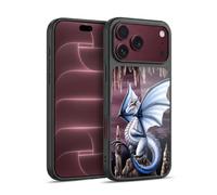 Head Case Designs Officially Licensed Sarah Richter Blue Dragon Fantasy Creatures Gel Armour Case [Military Grade Protection] Compatible With Apple iPhone 18 Pro Max