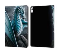 Head Case Designs Officially Licensed Sarah Richter Blue Water Dragon Fantasy Creatures Leather Wallet Case Compatible With Apple iPad Air 13 2024/2025