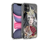 Head Case Designs Officially Licensed Sarah Richter Bride Half Skeleton With Roses Gothic Gel Case [Military Grade Protection] Compatible with Apple iPhone 11 and Compatible with MagSafe