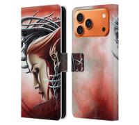 Head Case Designs Officially Licensed Sarah Richter Demon Girl Gothic Leather Wallet Case Compatible With Apple iPhone 17 Pro Max