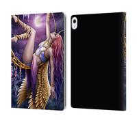 Head Case Designs Officially Licensed Sarah Richter Gothic Angel With Golden Wings Fantasy Leather Wallet Case Compatible With Apple iPad Air 13 2024/2025