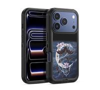 Head Case Designs Officially Licensed Sarah Richter Gothic Bats & Crescent Moon Animals Ultra-Armoured Shockproof Case [Military Grade Protection] Compatible With Apple iPhone 17 Pro