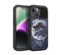 Head Case Designs Officially Licensed Sarah Richter Gothic Bats & Crescent Moon Animals Ultra-Armoured Shockproof Case [Military Grade Protection] Compatible With Apple iPhone 14