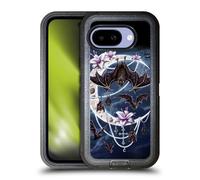 Head Case Designs Officially Licensed Sarah Richter Gothic Bats & Crescent Moon Animals Ultra-Armoured Shockproof Case [Military Grade Protection] Compatible With Google Pixel 9A