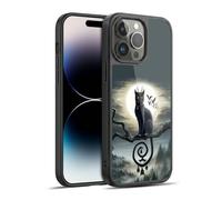 Head Case Designs Officially Licensed Sarah Richter Gothic Black Cat & Bats Animals Gel Armour Case [Military Grade Protection] Compatible With Apple iPhone 14 Pro Max