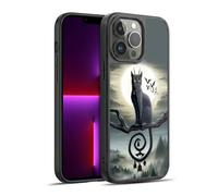 Head Case Designs Officially Licensed Sarah Richter Gothic Black Cat & Bats Animals Gel Armour Case [Military Grade Protection] Compatible With Apple iPhone 13 Pro Max