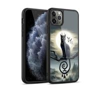 Head Case Designs Officially Licensed Sarah Richter Gothic Black Cat & Bats Animals Gel Armour Case [Military Grade Protection] Compatible With Apple iPhone 11 Pro Max