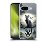 Head Case Designs Officially Licensed Sarah Richter Gothic Black Cat & Bats Animals Gel Case [Military Grade Protection] Compatible With Google Pixel 9A