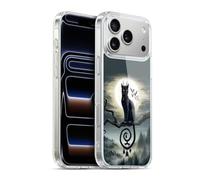Head Case Designs Officially Licensed Sarah Richter Gothic Black Cat & Bats Animals Gel Case [Military Grade Protection] Compatible with Apple iPhone 17 Pro Max and Compatible with MagSafe