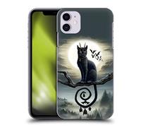 Head Case Designs Officially Licensed Sarah Richter Gothic Black Cat & Bats Animals Hard Back Case Compatible With Apple iPhone 11