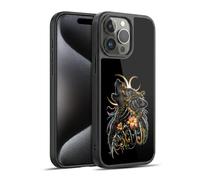 Head Case Designs Officially Licensed Sarah Richter Gothic Black Howling Wolf Animals Gel Armour Case [Military Grade Protection] Compatible With Apple iPhone 15 Pro Max