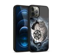 Head Case Designs Officially Licensed Sarah Richter Gothic Dragon Bat & Moon Animals Gel Armour Case [Military Grade Protection] Compatible With Apple iPhone 12 Pro Max