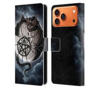 Head Case Designs Officially Licensed Sarah Richter Gothic Dragon Bat & Moon Animals Leather Wallet Case Compatible With Apple iPhone 17 Pro Max