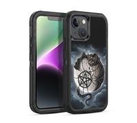 Head Case Designs Officially Licensed Sarah Richter Gothic Dragon Bat & Moon Animals Ultra-Armoured Shockproof Case [Military Grade Protection] Compatible With Apple iPhone 14