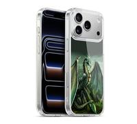 Head Case Designs Officially Licensed Sarah Richter Green Nature Dragon Fantasy Creatures Gel Case [Military Grade Protection] Compatible with Apple iPhone 17 Pro Max and Compatible with MagSafe