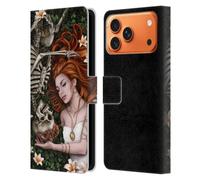 Head Case Designs Officially Licensed Sarah Richter Life And Death Yin Yang Girl Gothic Leather Wallet Case Compatible With Apple iPhone 17 Pro Max