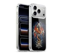 Head Case Designs Officially Licensed Sarah Richter Red Dragon Guarding Bone Cross Fantasy Creatures Gel Case [Military Grade] Compatible with Apple iPhone 17 Pro Max and Compatible with MagSafe