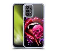 Head Case Designs Officially Licensed Sarah Richter Red Vampire Candy Lips Skulls Gel Case [Military Grade Protection] Compatible With Samsung Galaxy A23 / 5G (2022)