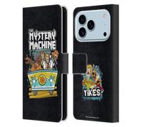 Head Case Designs Officially Licensed Scooby-Doo Grunge Mystery Machine Mystery Inc. Leather Wallet Case Compatible With Apple iPhone 17 Pro